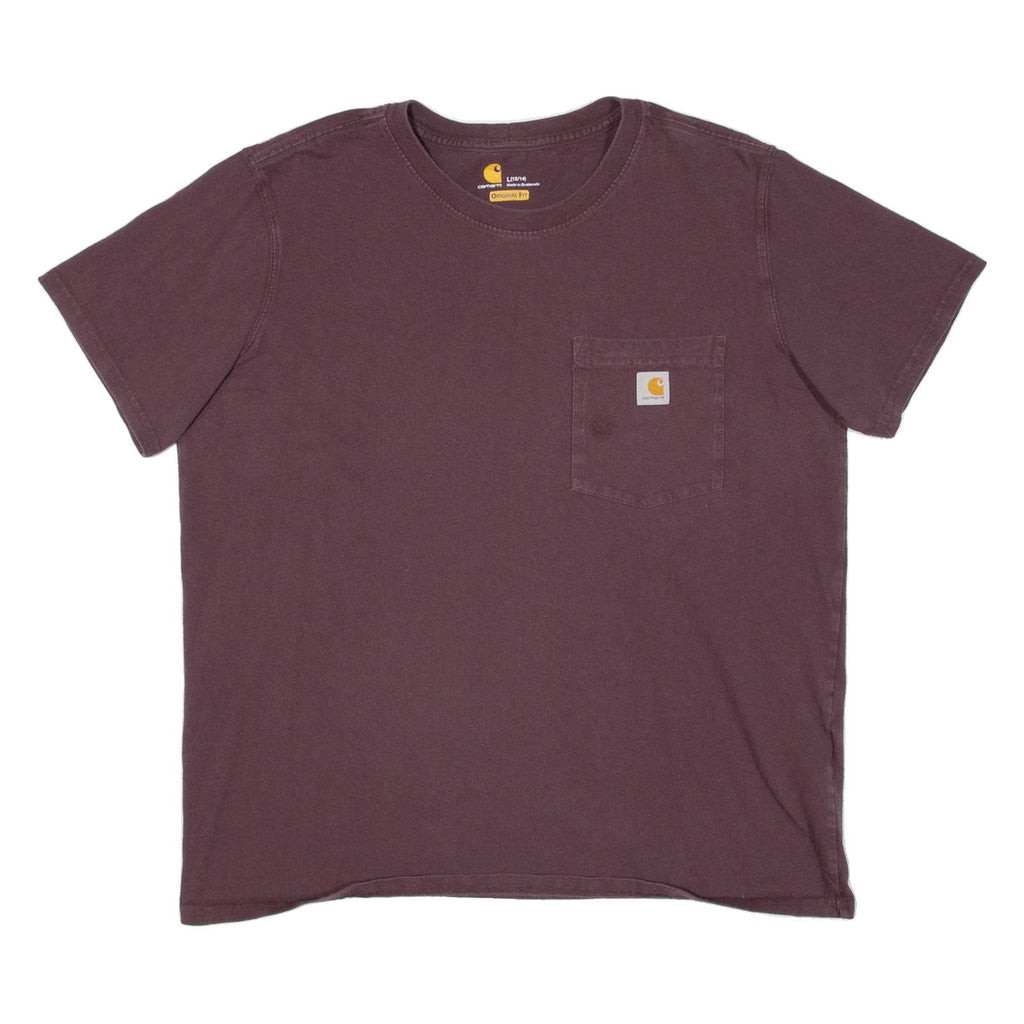 CARHARTT Womens T-Shirt Purple L