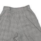 RAFAELLA Womens Shorts Grey Checked Classic UK 8 W26 Wool Tailored
