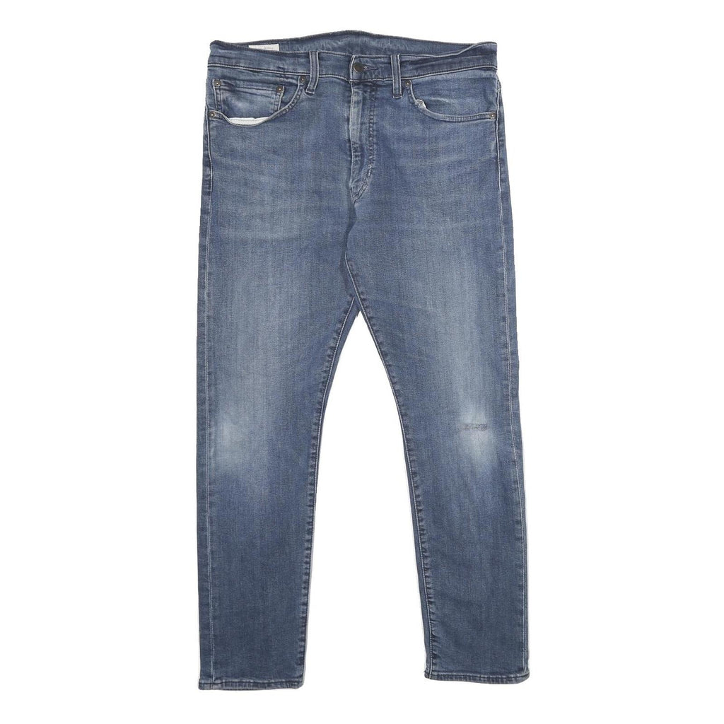 LEVI'S 512 Mens Jeans Blue Regular Slim Denim Medium W34 L27 Classic Zip Cotton