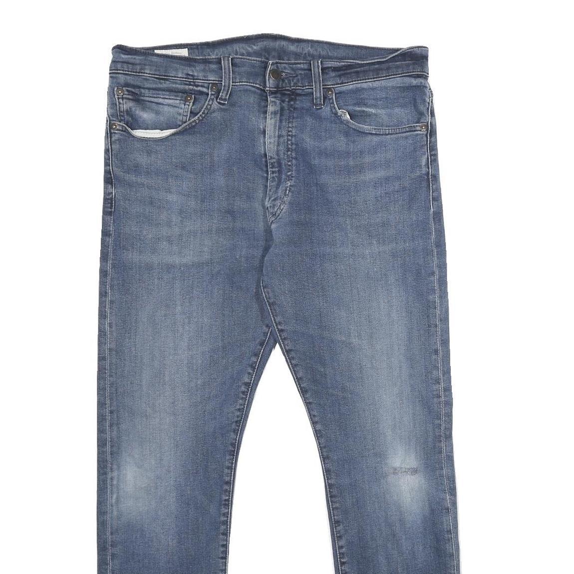 LEVI'S 512 Mens Jeans Blue Regular Slim Denim Medium W34 L27 Classic Zip Cotton