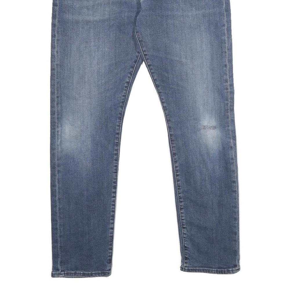 LEVI'S 512 Mens Jeans Blue Regular Slim Denim Medium W34 L27 Classic Zip Cotton