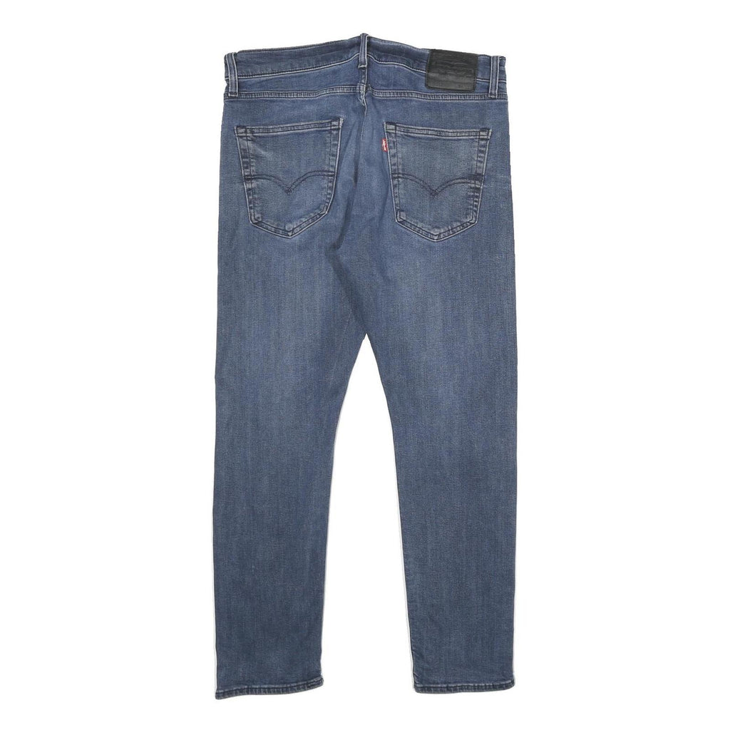 LEVI'S 512 Mens Jeans Blue Regular Slim Denim Medium W34 L27 Classic Zip Cotton