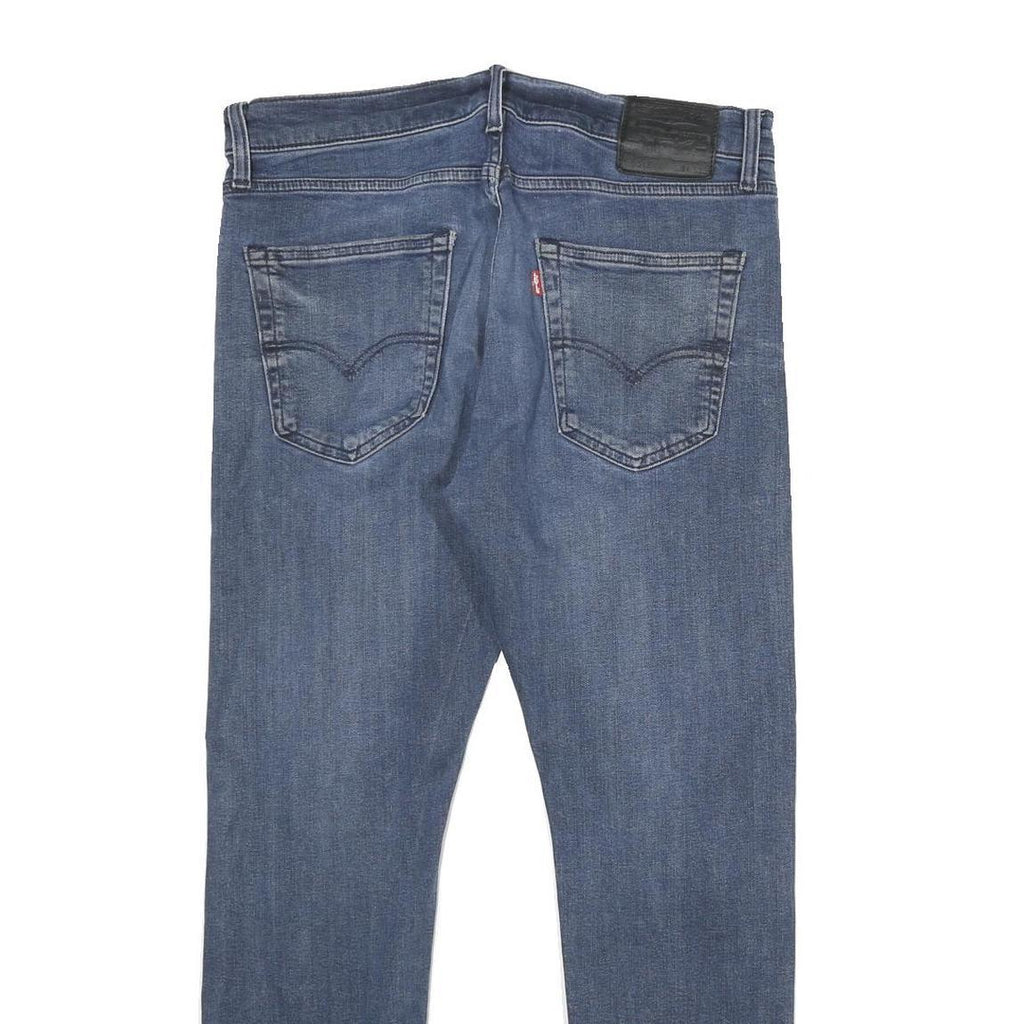LEVI'S 512 Mens Jeans Blue Regular Slim Denim Medium W34 L27 Classic Zip Cotton