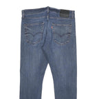 LEVI'S 512 Mens Jeans Blue Regular Slim Denim Medium W34 L27 Classic Zip Cotton