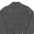 LEVI'S Womens Black Denim Jacket M Cotton Blend Classic Button Closure