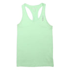 REEBOK Womens Green Racer Back Sleeveless Sports Top M Polyester Blend