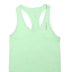 REEBOK Womens Green Racer Back Sleeveless Sports Top M Polyester Blend