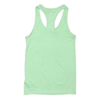 REEBOK Womens Green Racer Back Sleeveless Sports Top M Polyester Blend