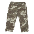 GAP Mens Shorts Green & Beige Camouflage Cargo M W30 Comfortable Stylish