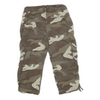 GAP Mens Shorts Green & Beige Camouflage Cargo M W30 Comfortable Stylish