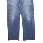 LEVI'S 501 Mens Jeans Blue Regular Straight Denim Medium W34 L27 Classic Button
