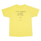 Ive Walked A Mile Or Fifty Club Walk Womens T-Shirt Yellow M