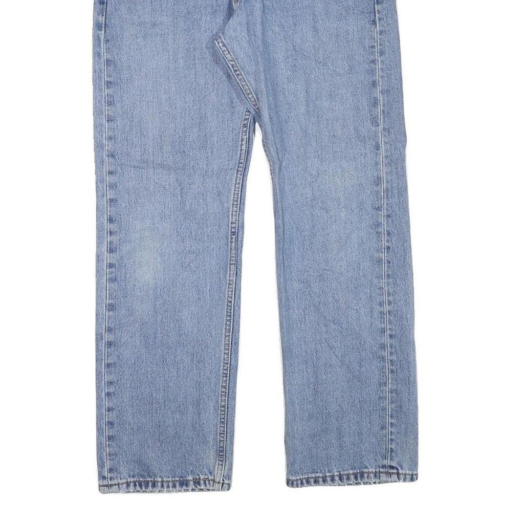 LEVI'S Mens Regular Fit Blue Denim Straight Jeans W31 L28 Classic Zip Cotton