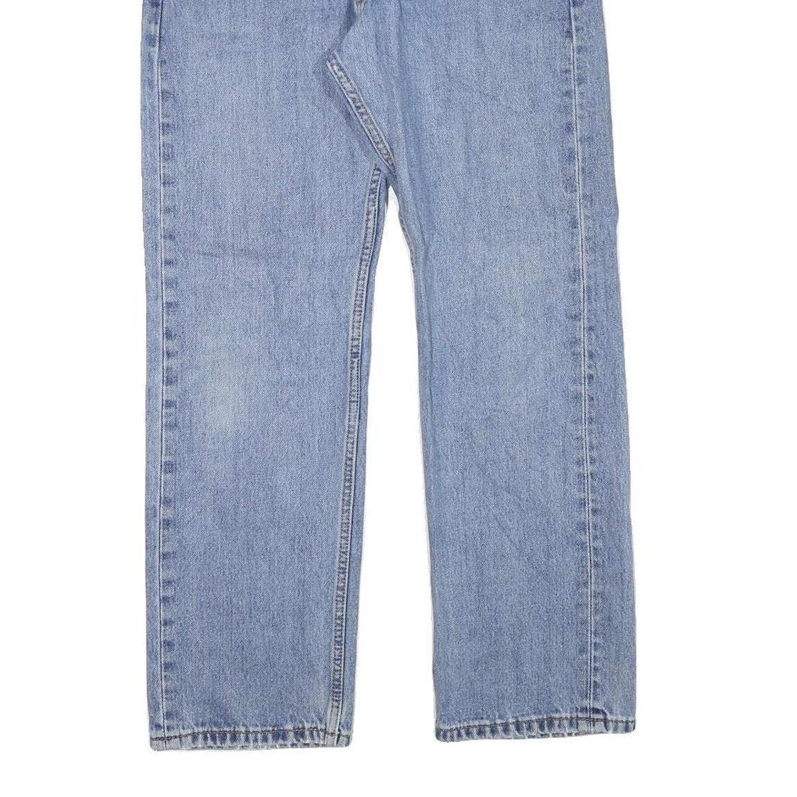 LEVI'S Mens Regular Fit Blue Denim Straight Jeans W31 L28 Classic Zip Cotton