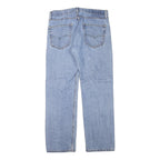 LEVI'S Mens Regular Fit Blue Denim Straight Jeans W31 L28 Classic Zip Cotton