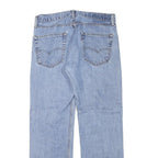 LEVI'S Mens Regular Fit Blue Denim Straight Jeans W31 L28 Classic Zip Cotton