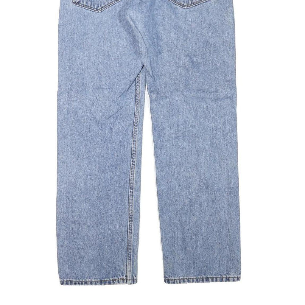 LEVI'S Mens Regular Fit Blue Denim Straight Jeans W31 L28 Classic Zip Cotton