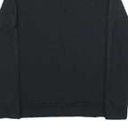 PUMA Mens Black Cotton Blend Pullover Sweatshirt L Half Zip Sportswear