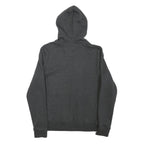 PUMA Mens Grey Cotton Blend Pullover Hoodie M Logo Print Drawstring Hood