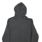 PUMA Mens Grey Cotton Blend Pullover Hoodie M Logo Print Drawstring Hood