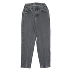 LEE Womens Classic Grey Denim Jeans W26 L28 Zip Closure Comfortable Fit