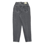 LEE Womens Classic Grey Denim Jeans W26 L28 Zip Closure Comfortable Fit