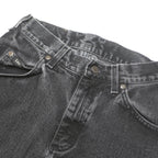 LEE Womens Classic Grey Denim Jeans W26 L28 Zip Closure Comfortable Fit