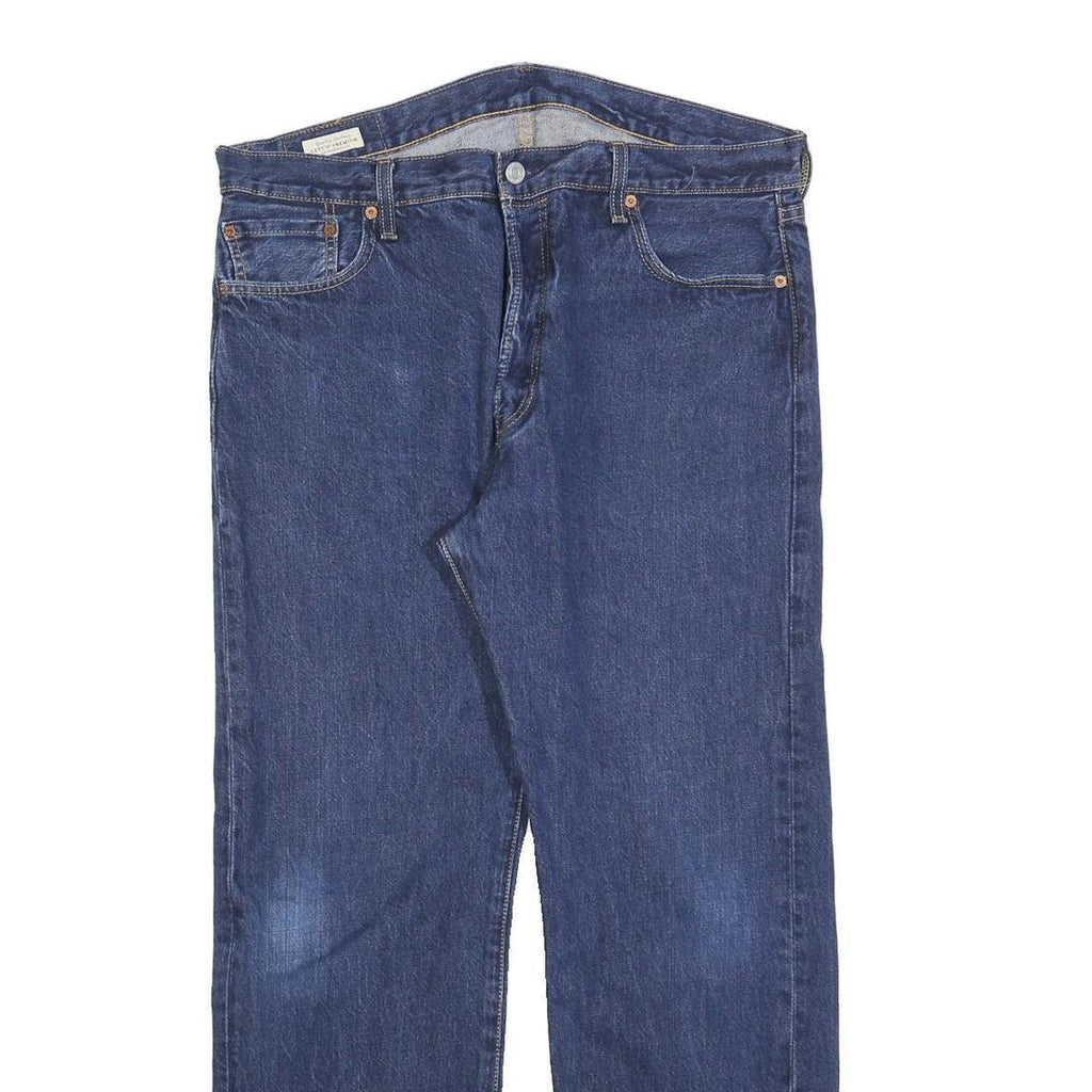 LEVI'S 501 BIG E Mens Jeans Blue Regular Straight Denim Medium W36 L30 Classic