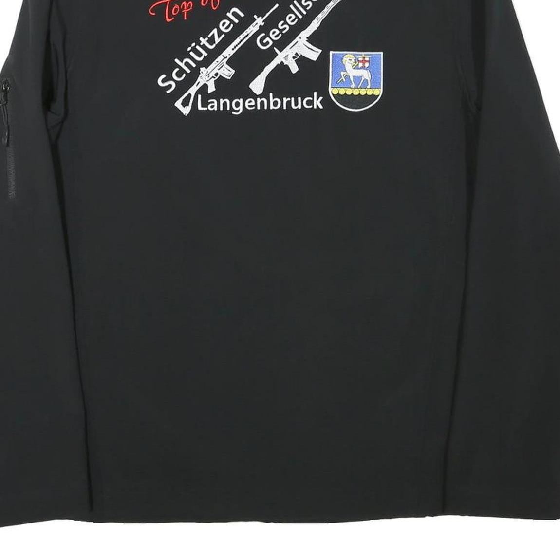 KARI BAN Mens Black SG Langenbruck Zip Jacket L Polyester Blend Casual Outerwear