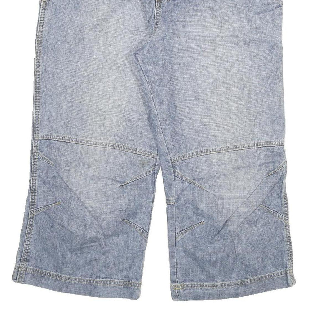 RIVIERA HOTEL Mens Cotton Blend Blue Casual Shorts XL W34 Comfortable Summer