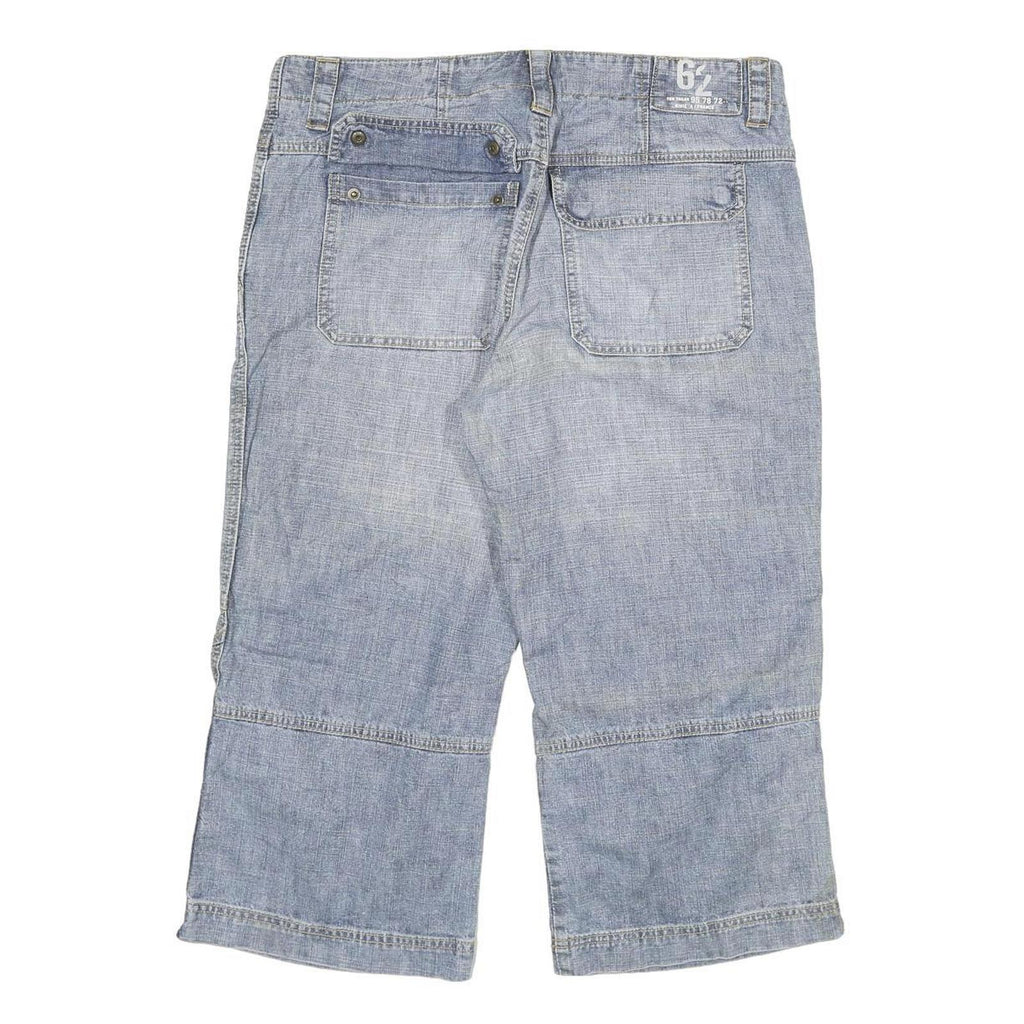 RIVIERA HOTEL Mens Cotton Blend Blue Casual Shorts XL W34 Comfortable Summer