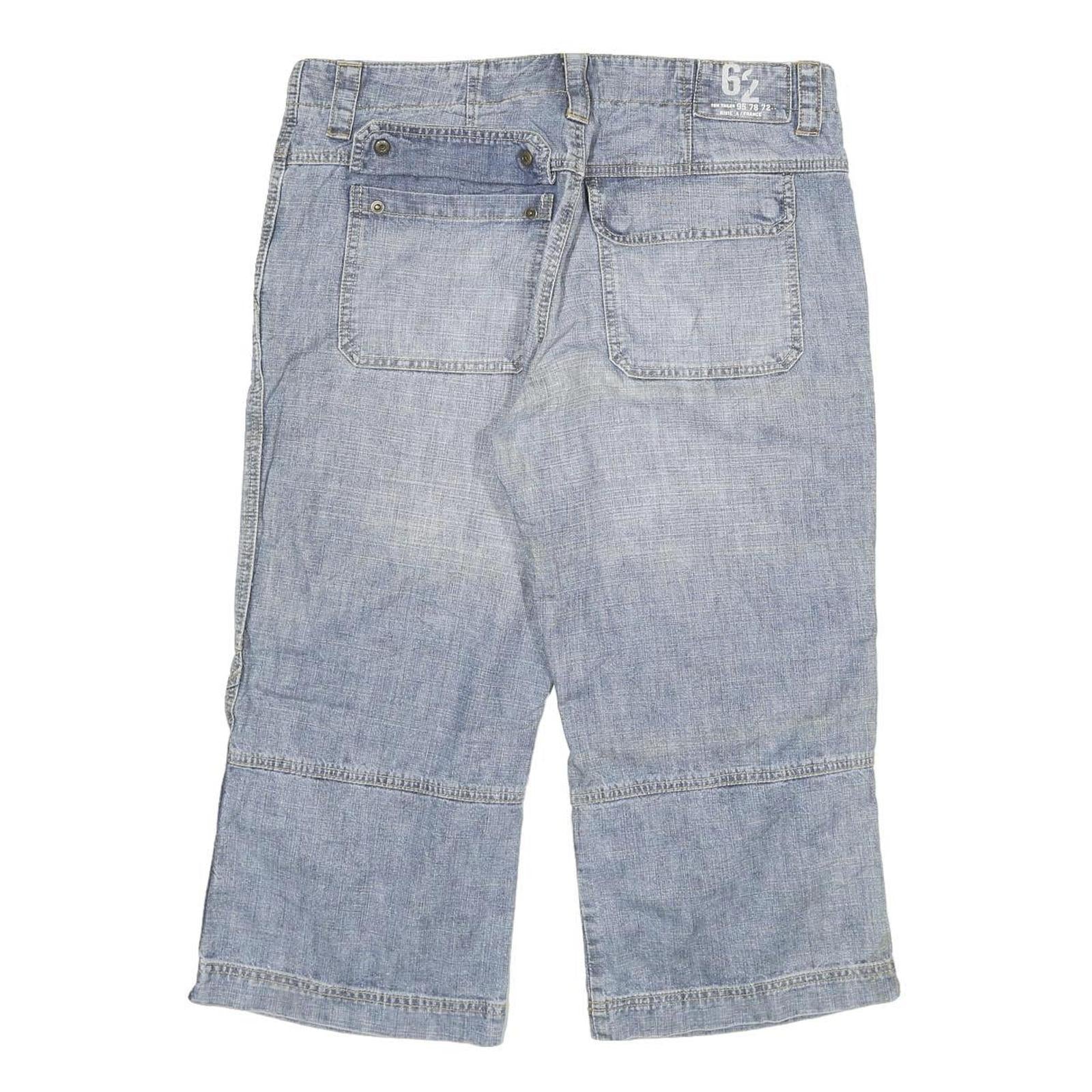 RIVIERA HOTEL Mens Cotton Blend Blue Casual Shorts XL W34 Comfortable Summer