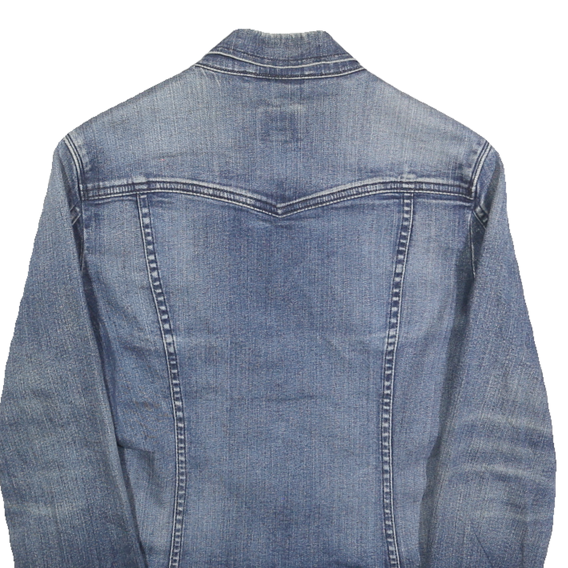 LEVI'S Womens Blue Denim Jacket S Cotton Classic Button Closure Casual