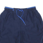 NIKE Mens Navy Blue & Royal Casual Polyester Shorts L W28 Sports Activewear