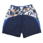 NIKE Mens Navy Blue & Royal Casual Polyester Shorts L W28 Sports Activewear