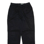 EDDIE BAUER Womens Trousers Black Regular Straight W30 L31