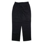 EDDIE BAUER Womens Trousers Black Regular Straight W30 L31