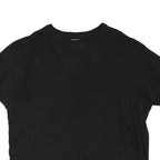 TRUE RELIGION Mens Black Graphic T-Shirt XL Short Sleeve Crew Neck Cotton Blend