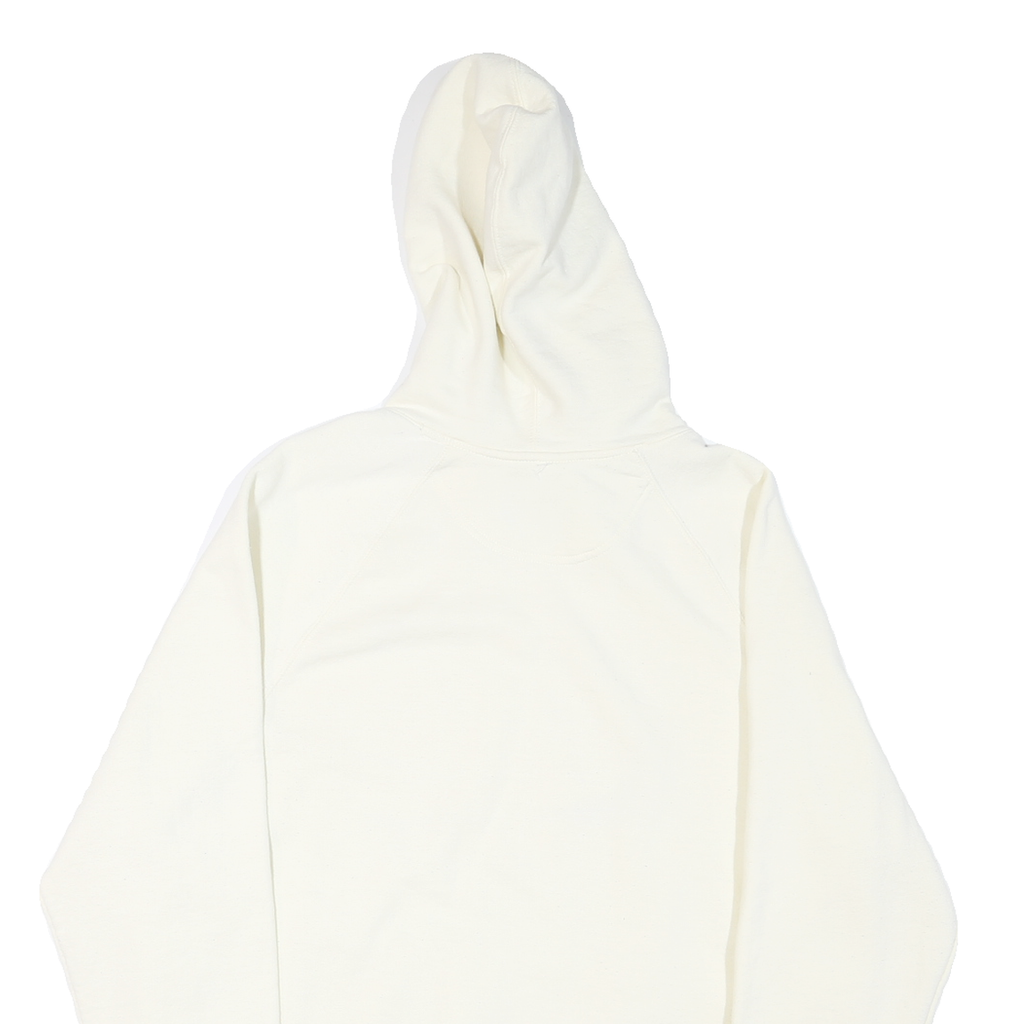 CHAMPION Womens White Graphic Hoodie XL Long Sleeve Crew Neck Cotton Blend