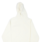 CHAMPION Womens White Graphic Hoodie XL Long Sleeve Crew Neck Cotton Blend