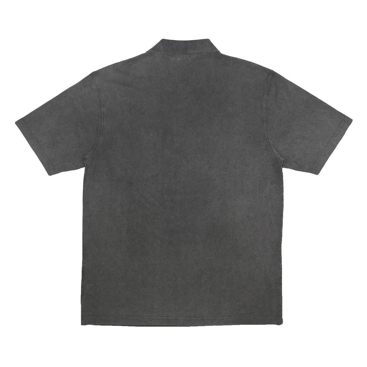GOLDMEN Mens Black Striped Pocket Polo Shirt XL Cotton Blend Short Sleeve Casual