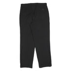 G CABALDI Mens Polyester Blend Black Regular Straight Trousers W32 L30 Tailored