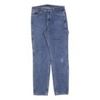 YANGSTER Womens Jeans Blue Regular Straight Denim W30 L30 Casual Comfort Zip