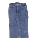 YANGSTER Womens Jeans Blue Regular Straight Denim W30 L30 Casual Comfort Zip