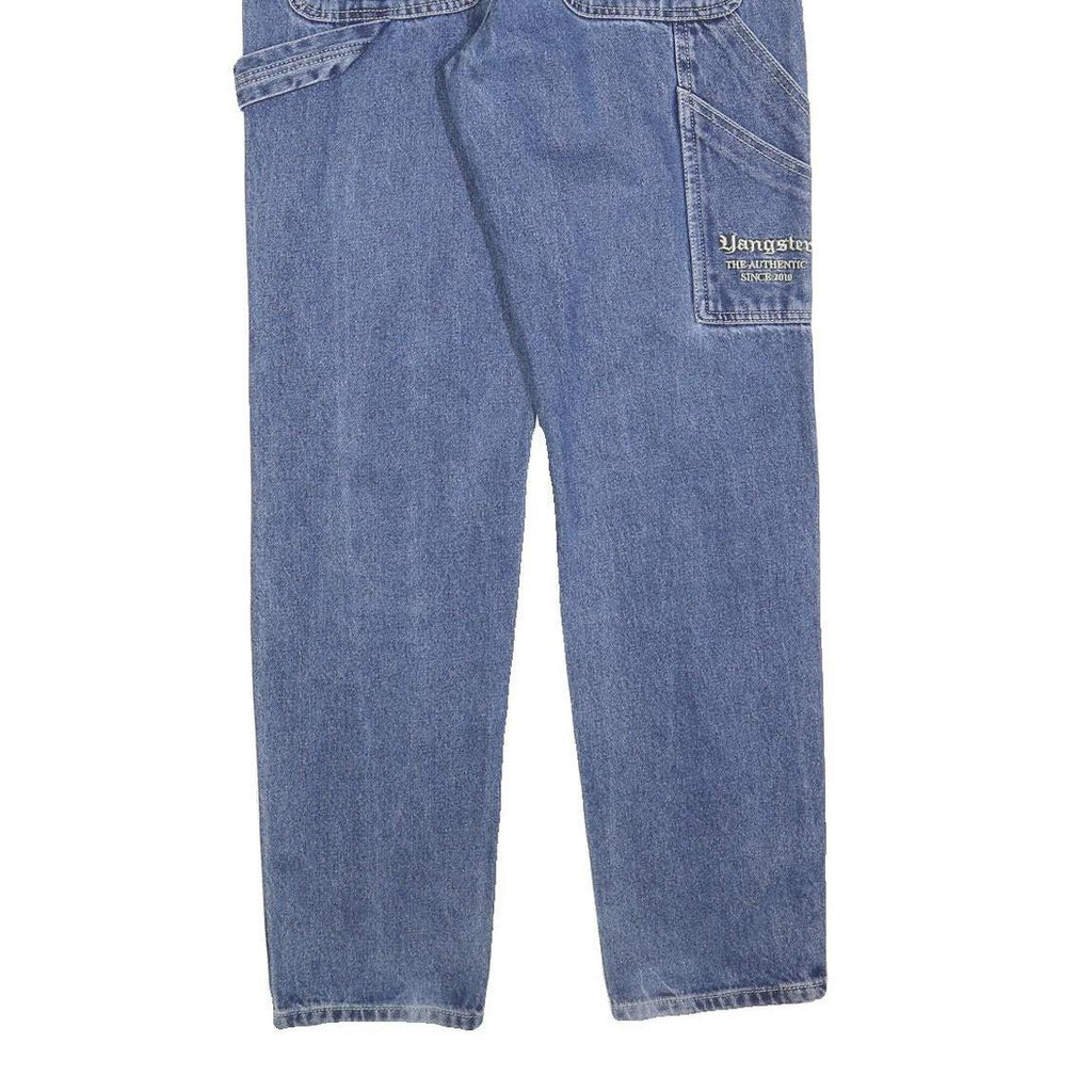 YANGSTER Womens Jeans Blue Regular Straight Denim W30 L30 Casual Comfort Zip