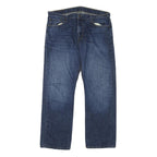 LEVI'S Mens Blue Jeans Regular Straight Denim Medium W36 L30 Classic Design Zip