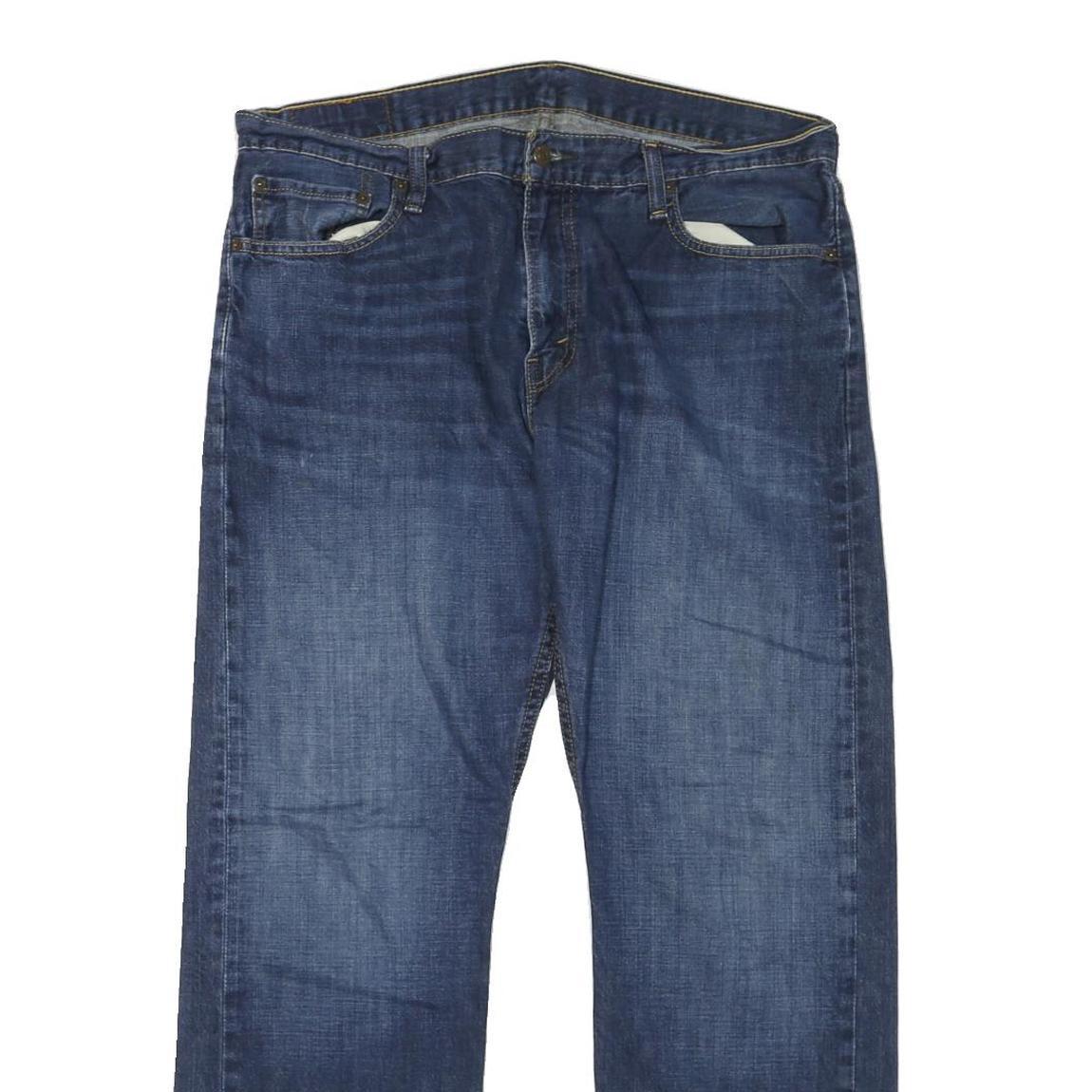 LEVI'S Mens Blue Jeans Regular Straight Denim Medium W36 L30 Classic Design Zip