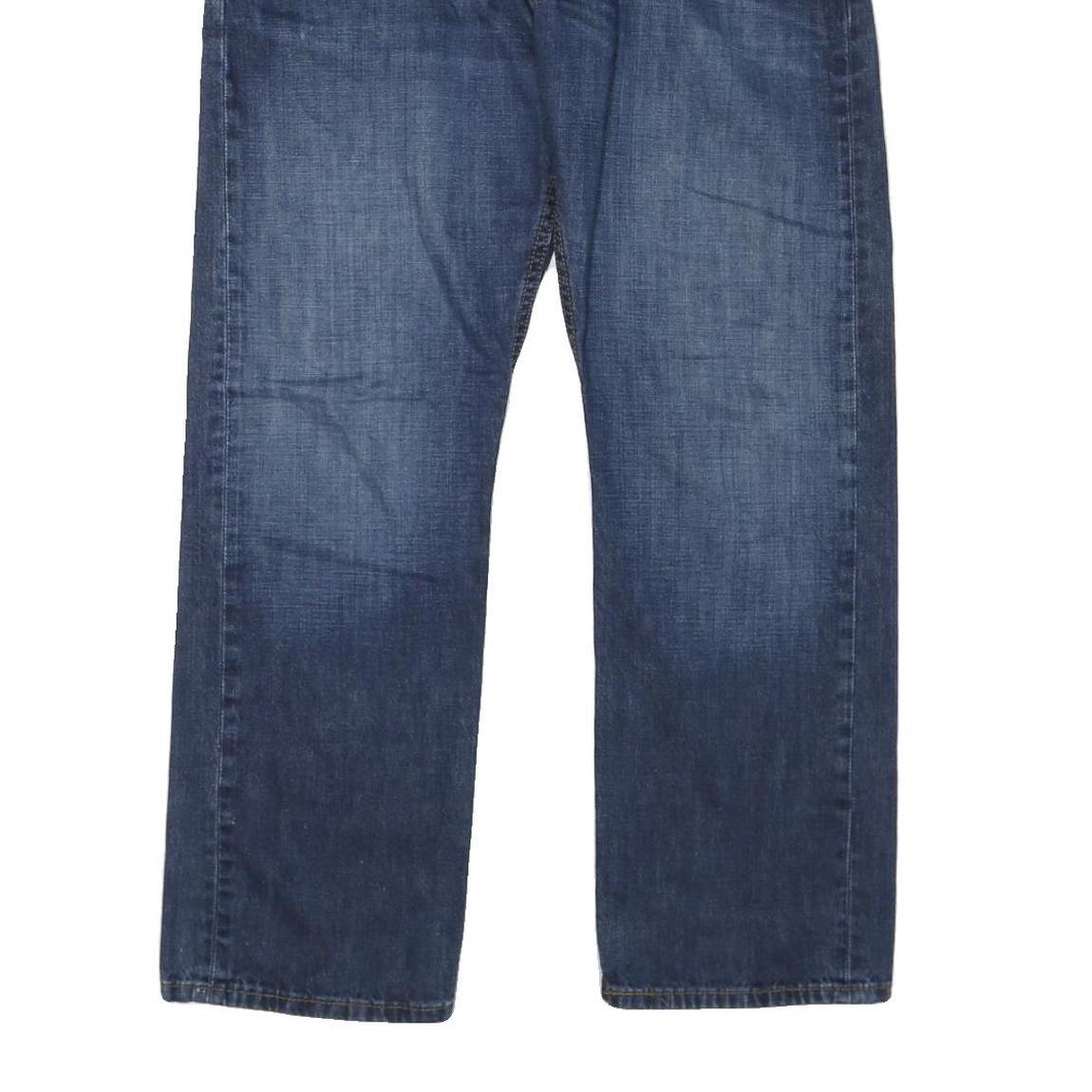 LEVI'S Mens Blue Jeans Regular Straight Denim Medium W36 L30 Classic Design Zip