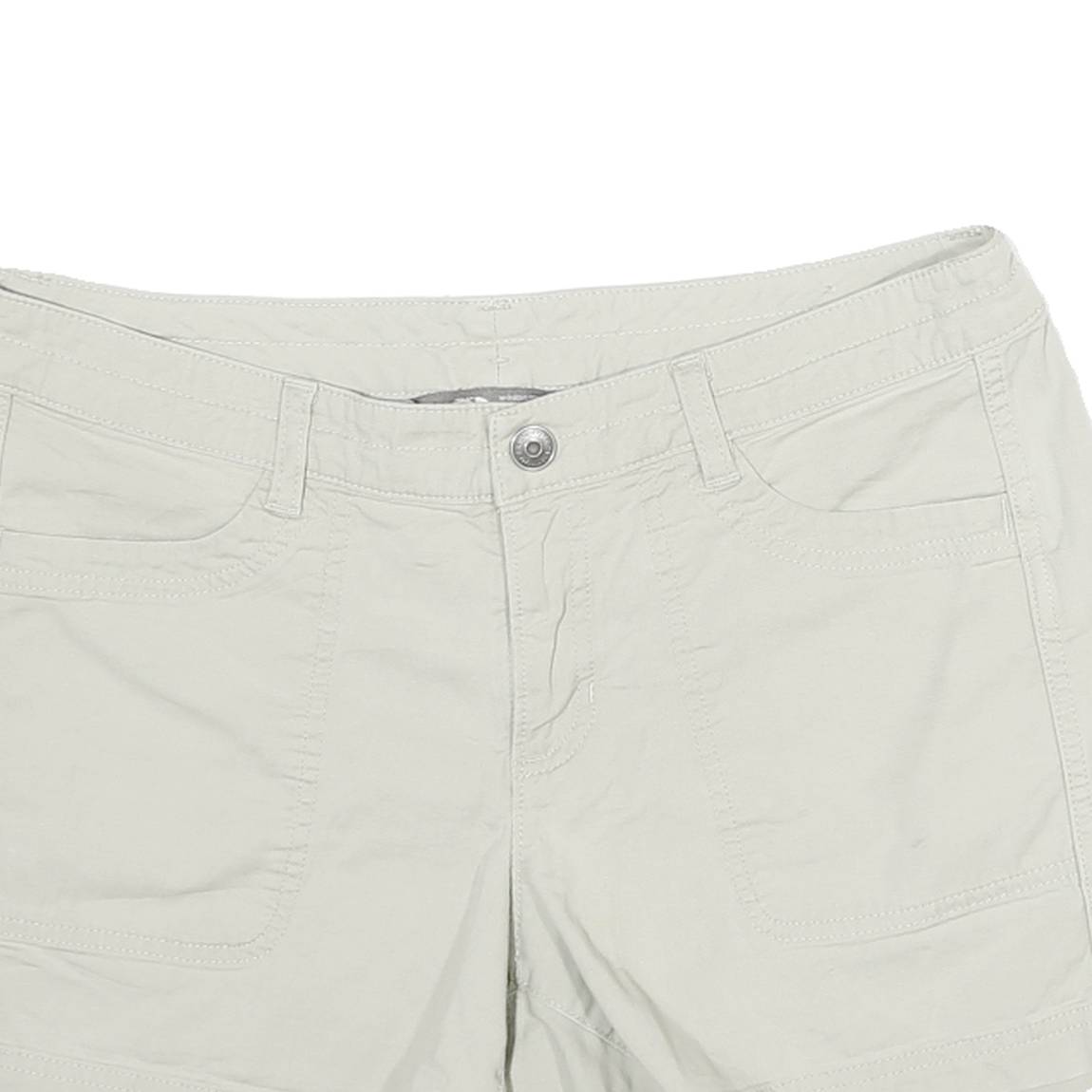 THE NORTH FACE Womens Beige Casual Shorts L W32 Cotton Blend Pockets