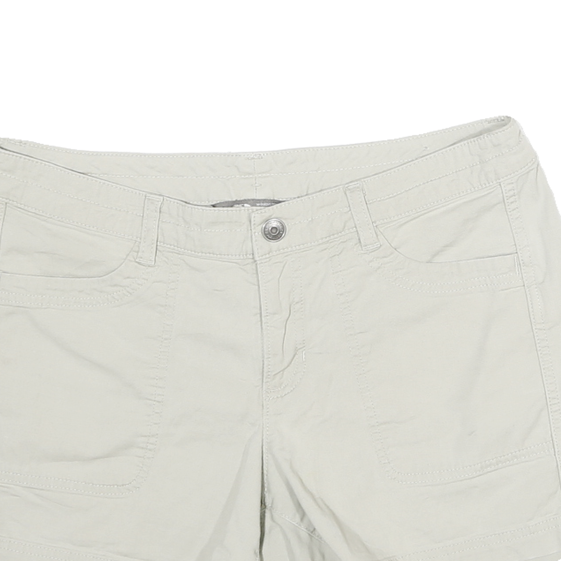 THE NORTH FACE Womens Beige Casual Shorts L W32 Cotton Blend Pockets